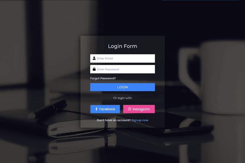 Simple Login Page