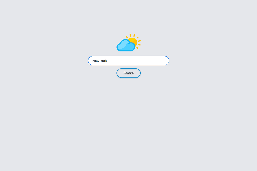 Simple Working Weather App