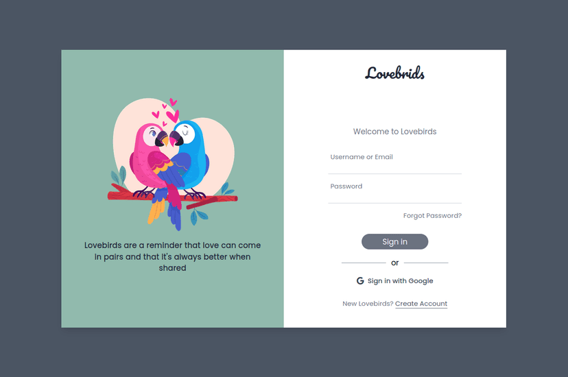 Another Login Page Design